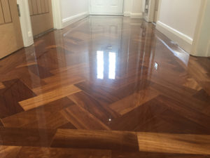 Perfectly Flat Parquet with a Perfectly Clean Coat of Lacquer