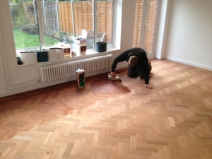 parquet floor filling
