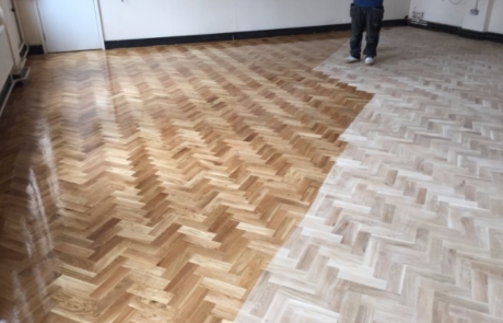 img_0721 polishing herringbone floorboards